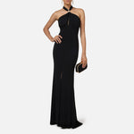 Abito Red Carpet con drappeggio AB71747E2 110 ELISABETTA FRANCHI 