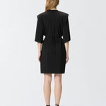 Abito con cintura dorata 106484A32D Z99 PINKO 