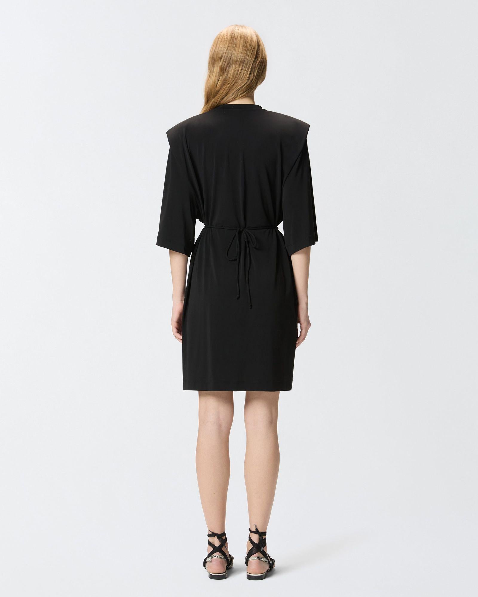 Abito con cintura dorata 106484A32D Z99 PINKO 