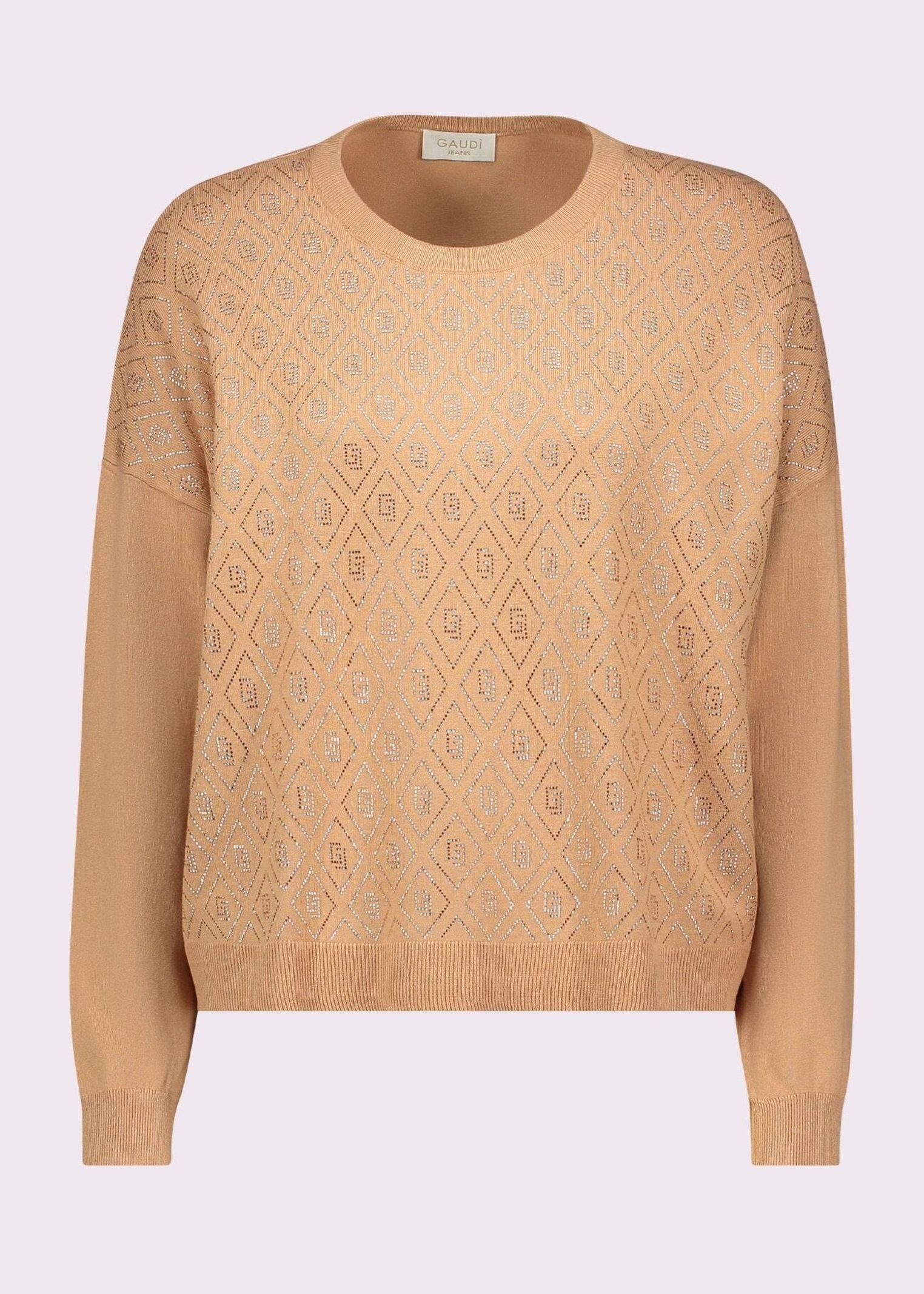 Maglia con logo strass - Gaudi 521BD53003 2369 GAUDI' 