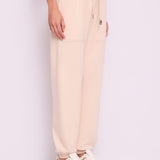 Pantalone jogging con coulisse logata