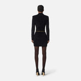 Abito in ciniglia bouclè AM32S57E2 110 ELISABETTA FRANCHI 