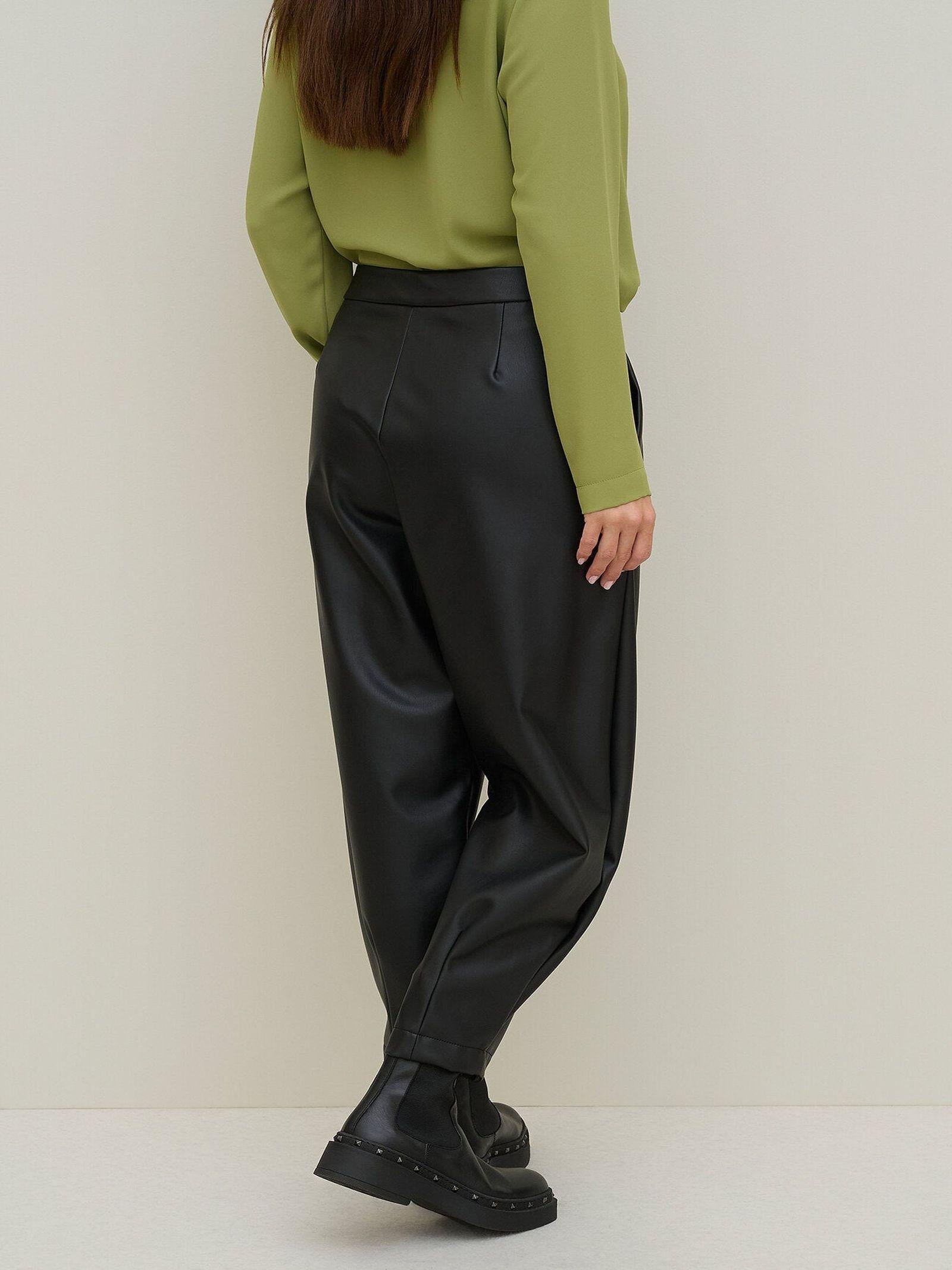 Pantalone in ecopelle - Carla G PELE19 D1 10 CARLA G. 