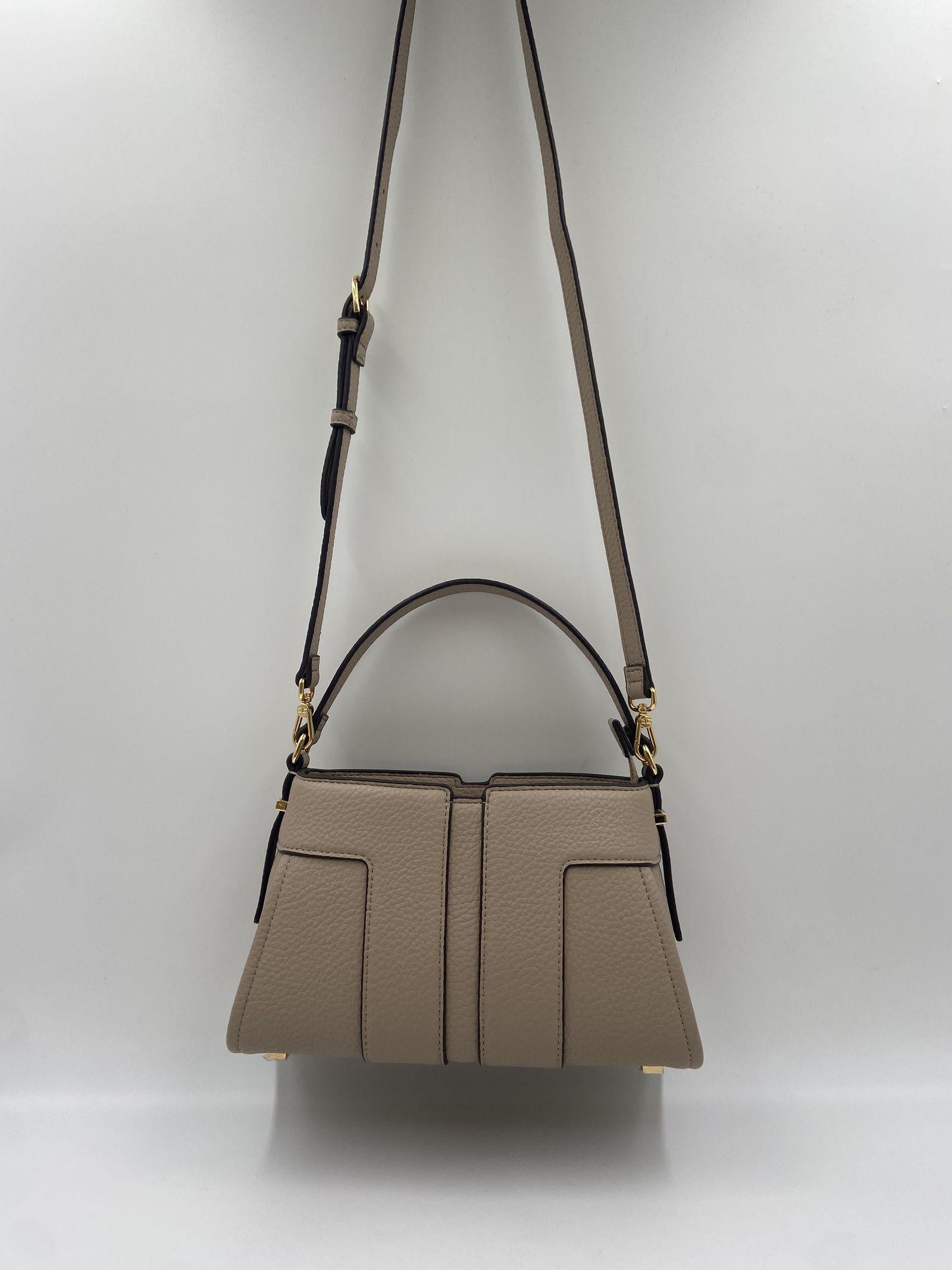 Borsa tote piccola con logo - Elisabetta Franchi BS06A51E2 DC4 ELISABETTA FRANCHI 
