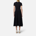 Maglia in jersey con collana a fiocco - Elisabetta Franchi MA00651E2 110 ELISABETTA FRANCHI 