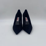 Dècolletè in pelle scamosciata -Spazio Moda 2470 NERO SPAZIO MODA 