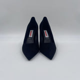 Dècolletè in pelle scamosciata -Spazio Moda 2470 NERO SPAZIO MODA 