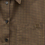 Camicia a quadretti - Eleh EFW250101 VERDEKAKI ELEH 