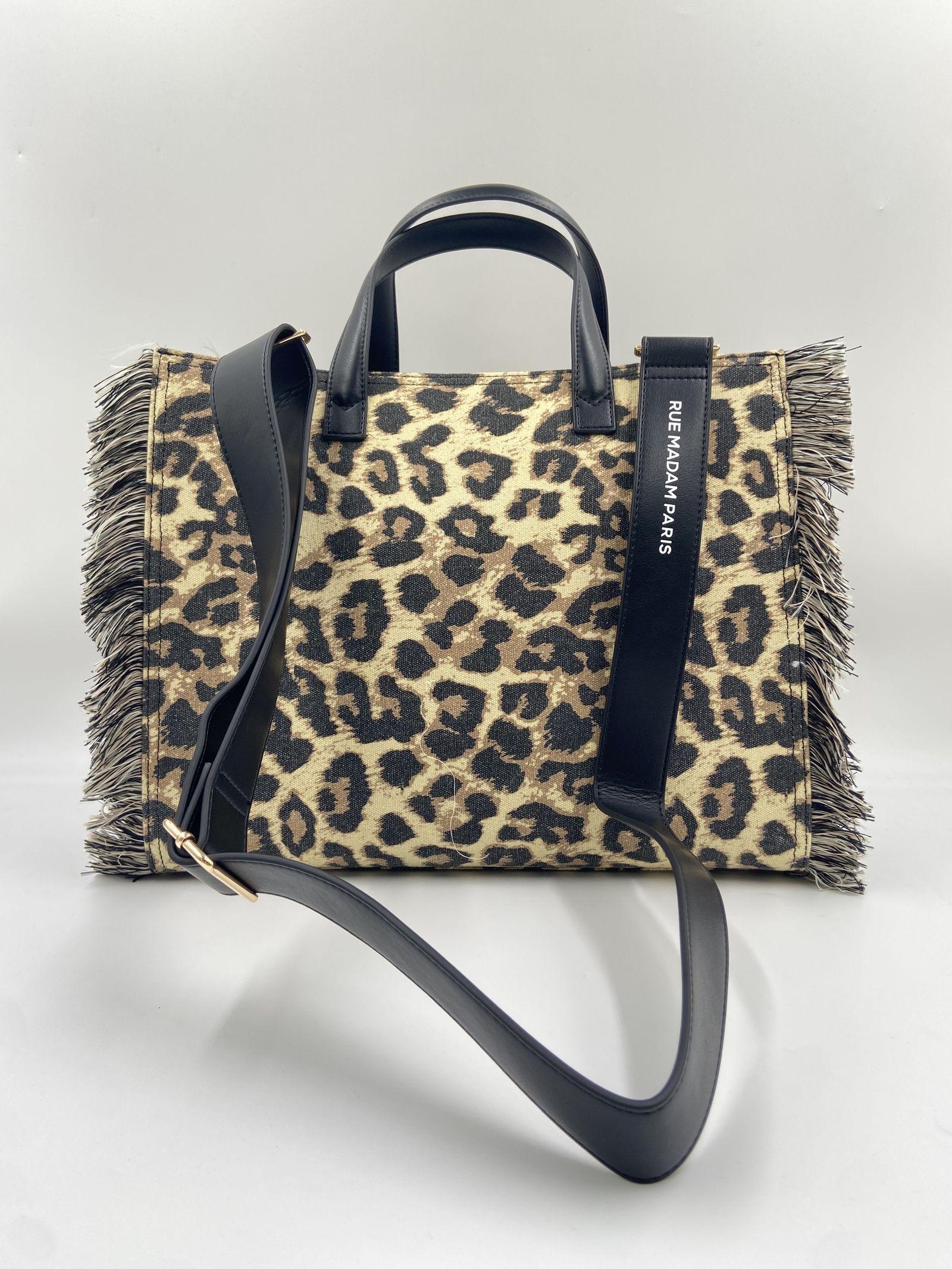 Borsa Casablanca Tote Leopard - Rue Madam Paris CASABLANCATOTE LEOPARD RUE MADAM PARIS 