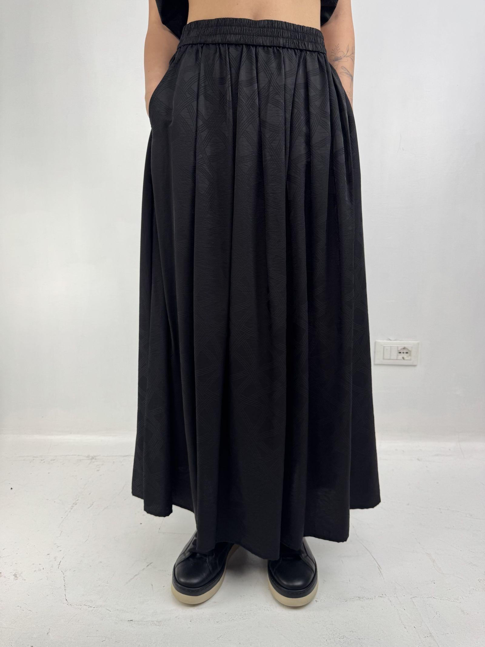 Gonna jaquard - Eleh SS260024 NERO ELEH 