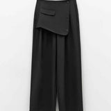 Pantaloni con tessuto sovrapposto - Eleh EFW250183 NERO ELEH 