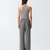 Pantalone wide leg in lana 106118A2ZU I76 PINKO 