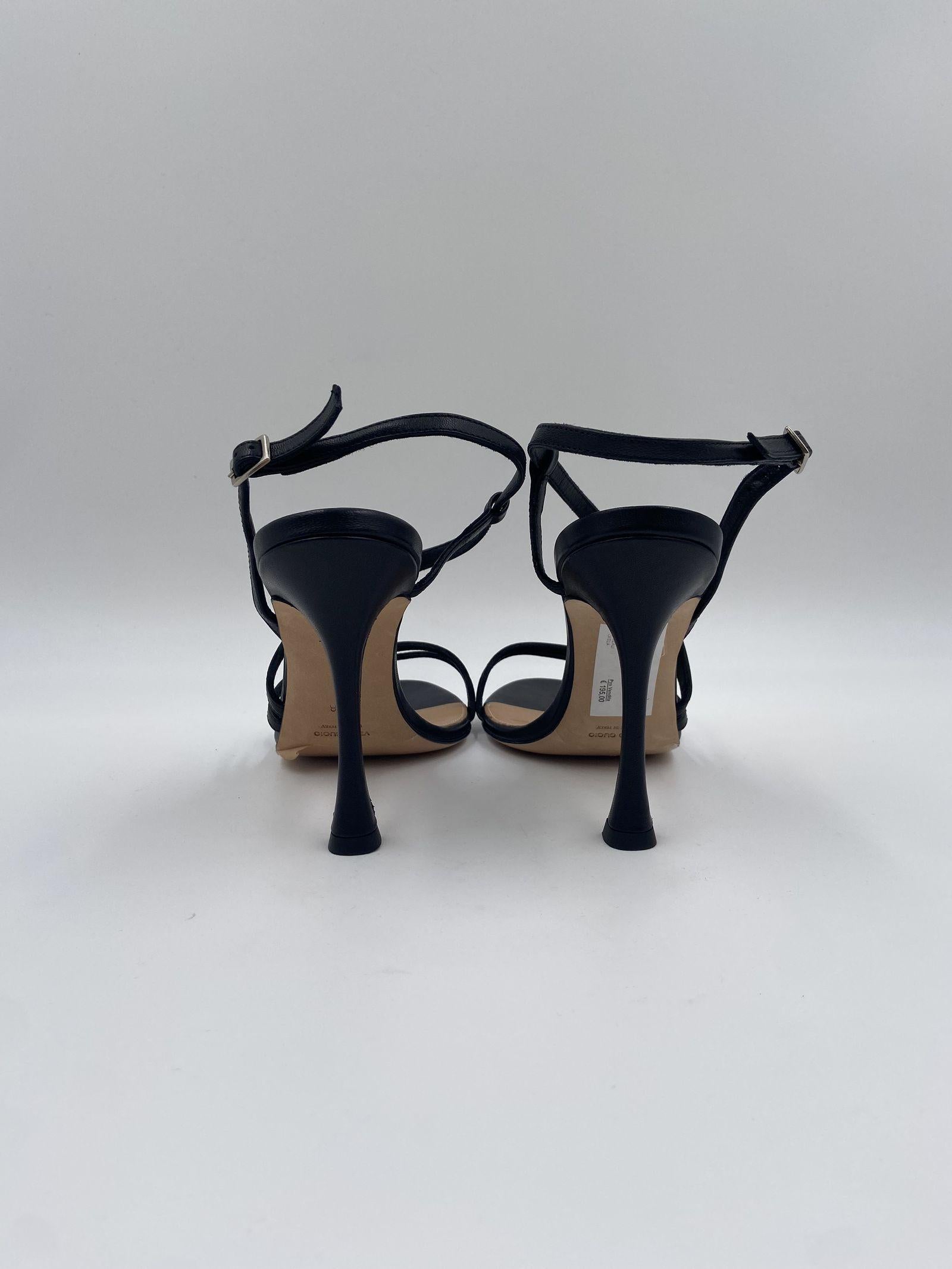 Sandalo con tacco a stiletto 1959 NERO OFELIA 