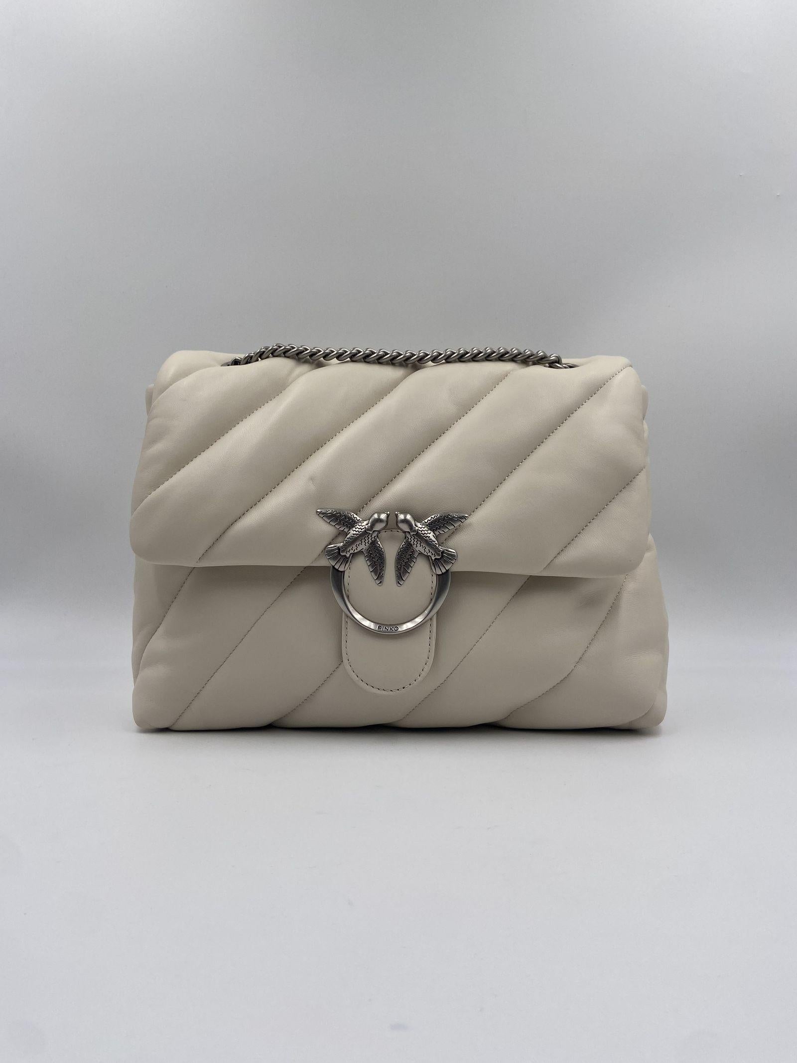Borsa grande con maxi trapuntatura obliqua 100037- A0F2Z14O PINKO 