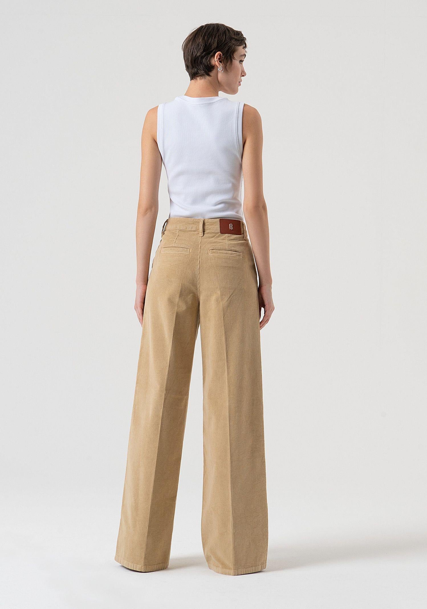 Pantalone in velluto - Fracomina FP25WV3016W56701 L20 FRACOMINA 