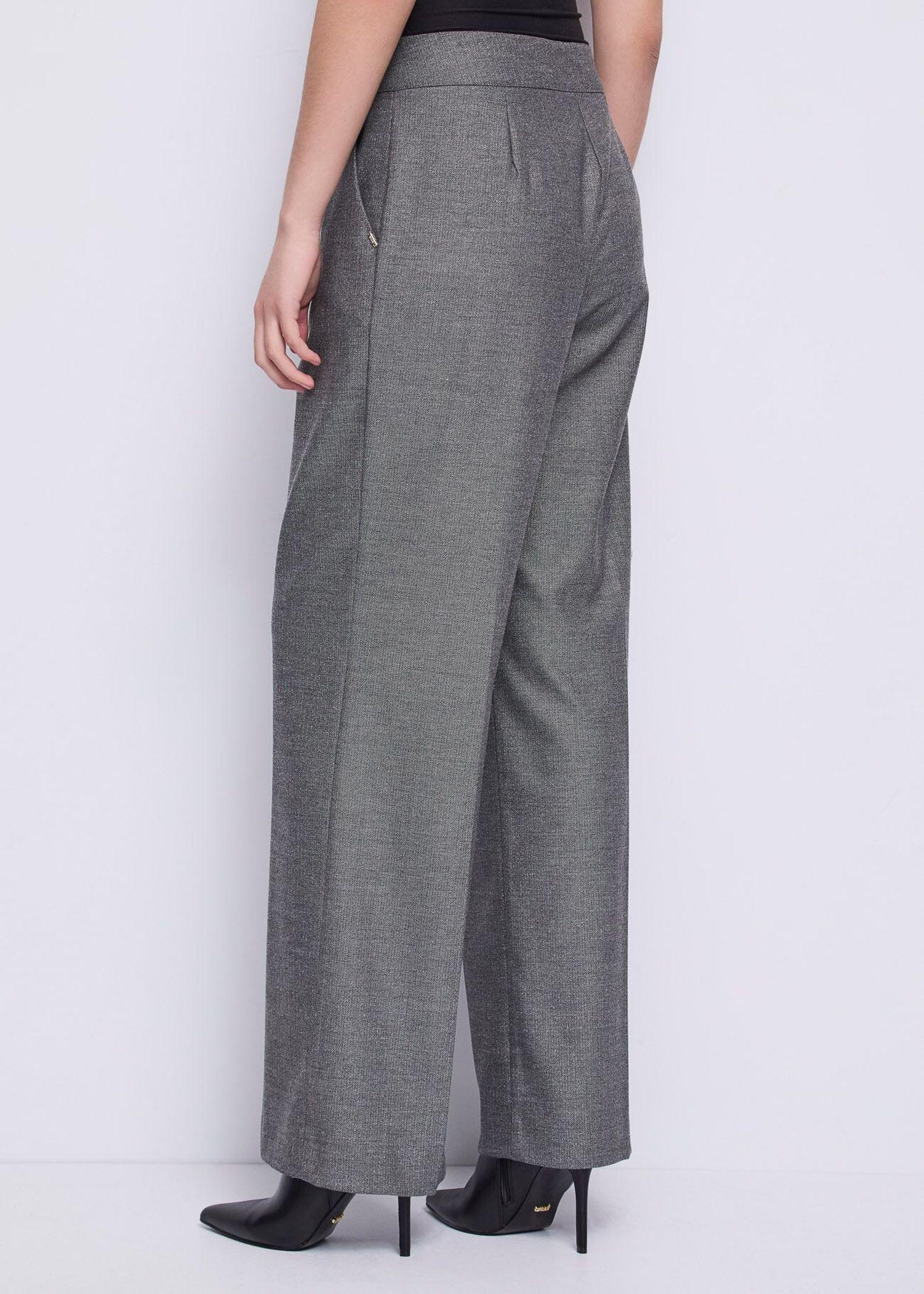 Pantalone chevron con piega - Gaudi 521FD25006 521052-01 GAUDI' 