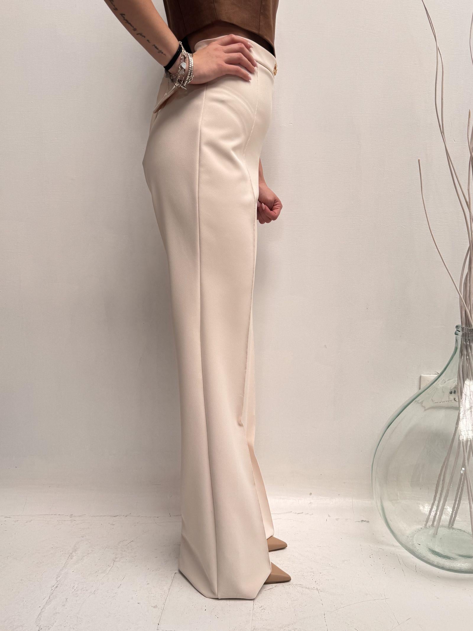 Pantalone con charms - Elisabetta Franchi PA01221E2 193 ELISABETTA FRANCHI 