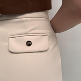 Pantalone con charms - Elisabetta Franchi PA01221E2 193 ELISABETTA FRANCHI 