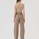 Pantalone cargo vita alta FR25WVC014W80501 L46 FRACOMINA 