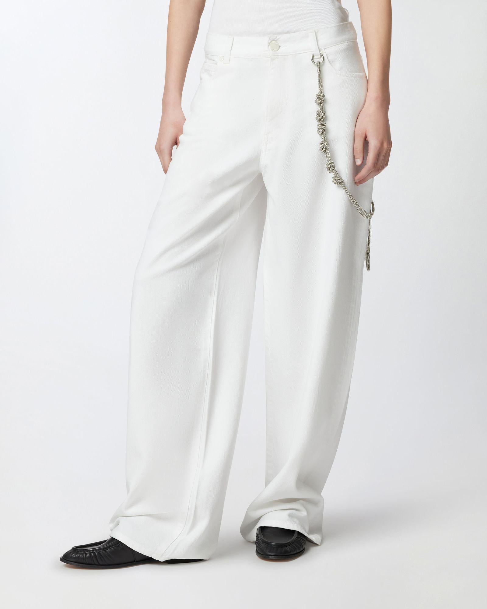 Pantalone con catena gioiello 104601-A2DO Z04 PINKO 