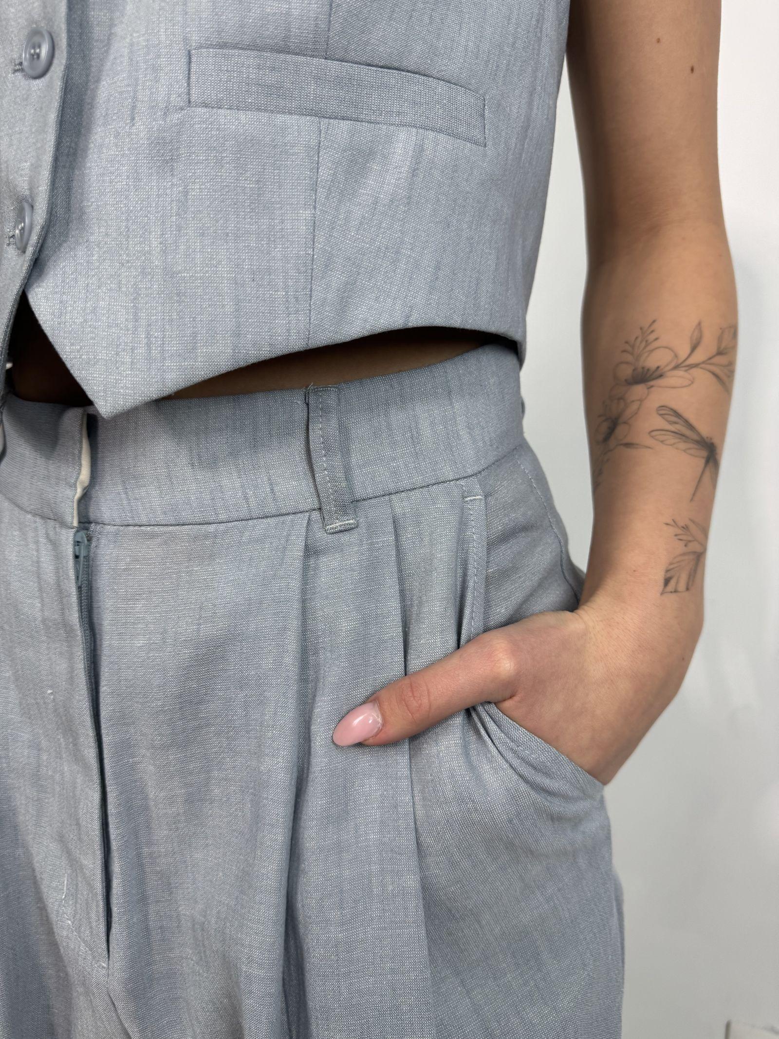 Pantalone con pieghe - Eleh SS260308 CELESTE ELEH 