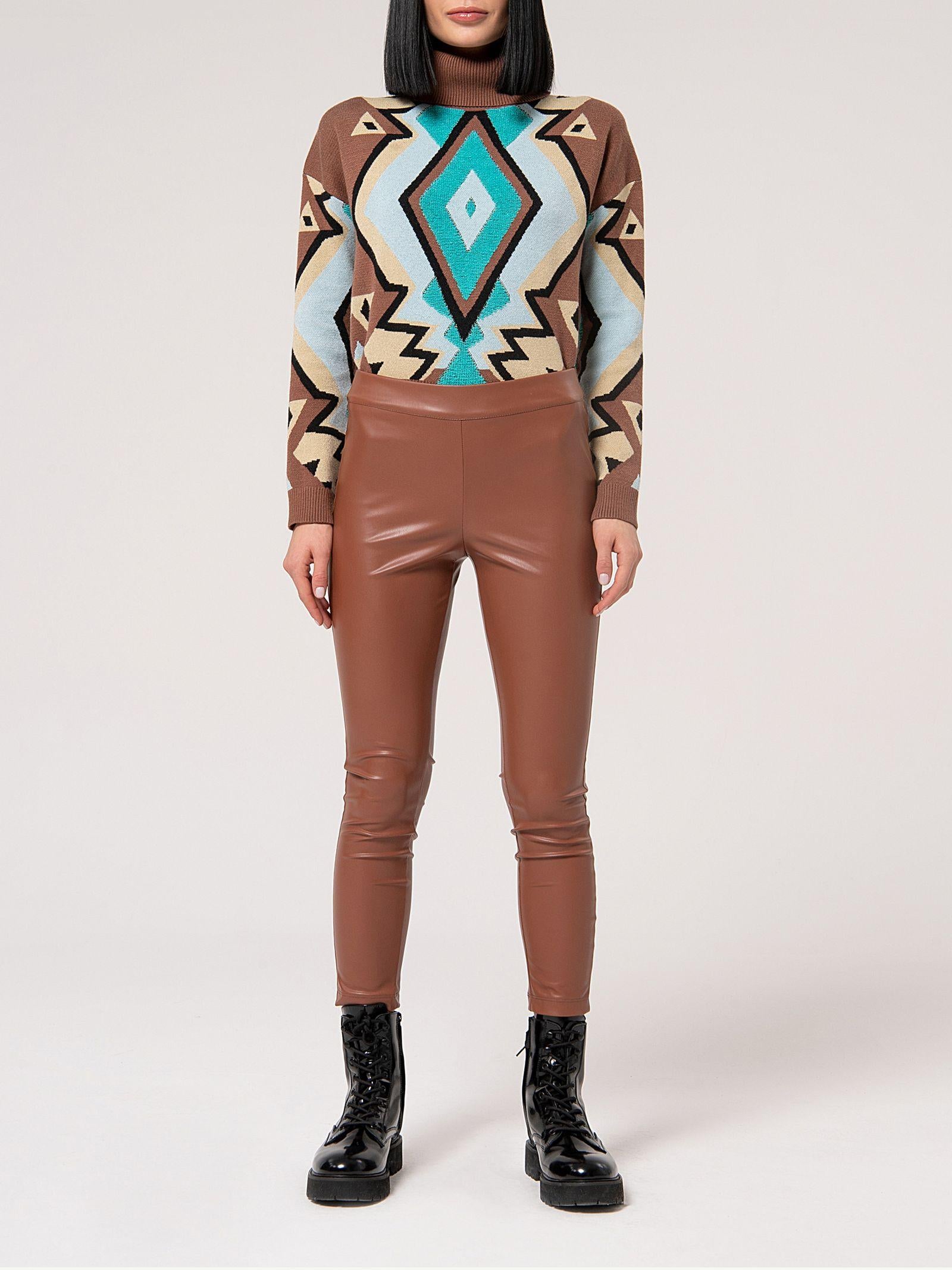 Pantalone leggins in ecopelle FJ24WV7002 E40001315 FRACOMINA 