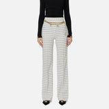 Pantalone stampa rombo PAS3546E2 E84 ELISABETTA FRANCHI 