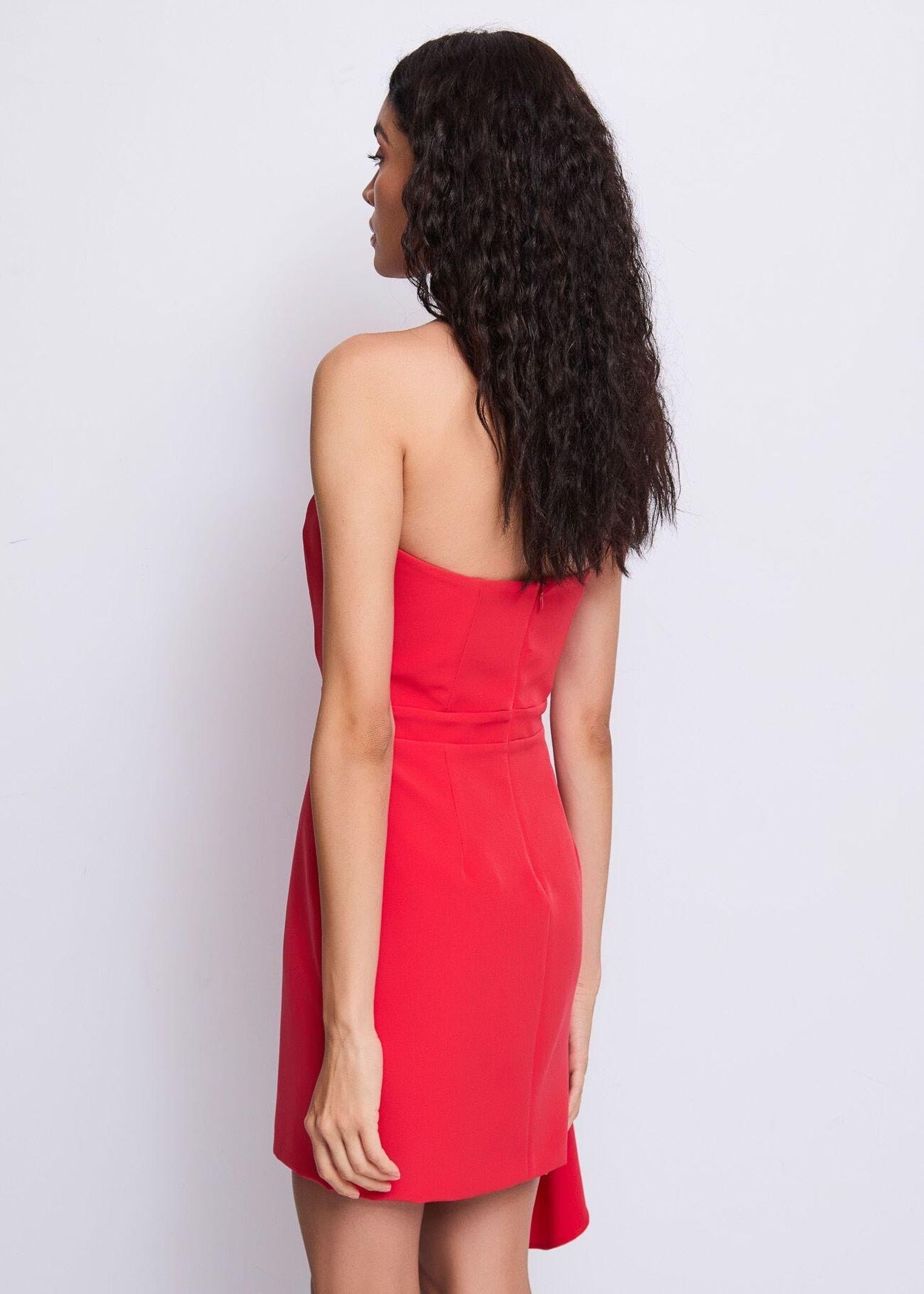 Abito scollo a cuore e fiore in vita 511FD15034 2482 GAUDI' 