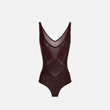 Body in maglia traforata - Elisabetta Franchi BK80W61E2 644 ELISABETTA FRANCHI 