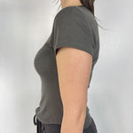 T-shirt fondo arrotondato - Eleh SS260143 GRIGIOFANGO ELEH 