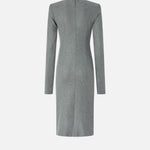 Abito midi con drappeggio 106126A2ZU I76 PINKO 