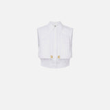 Camicia in popeline - Elisabetta Franchi CA05351E2 100 ELISABETTA FRANCHI 