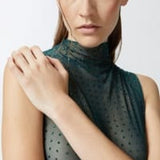 Top senza maniche in tulle con strass - Pinko 103913-A220 S1A PINKO 