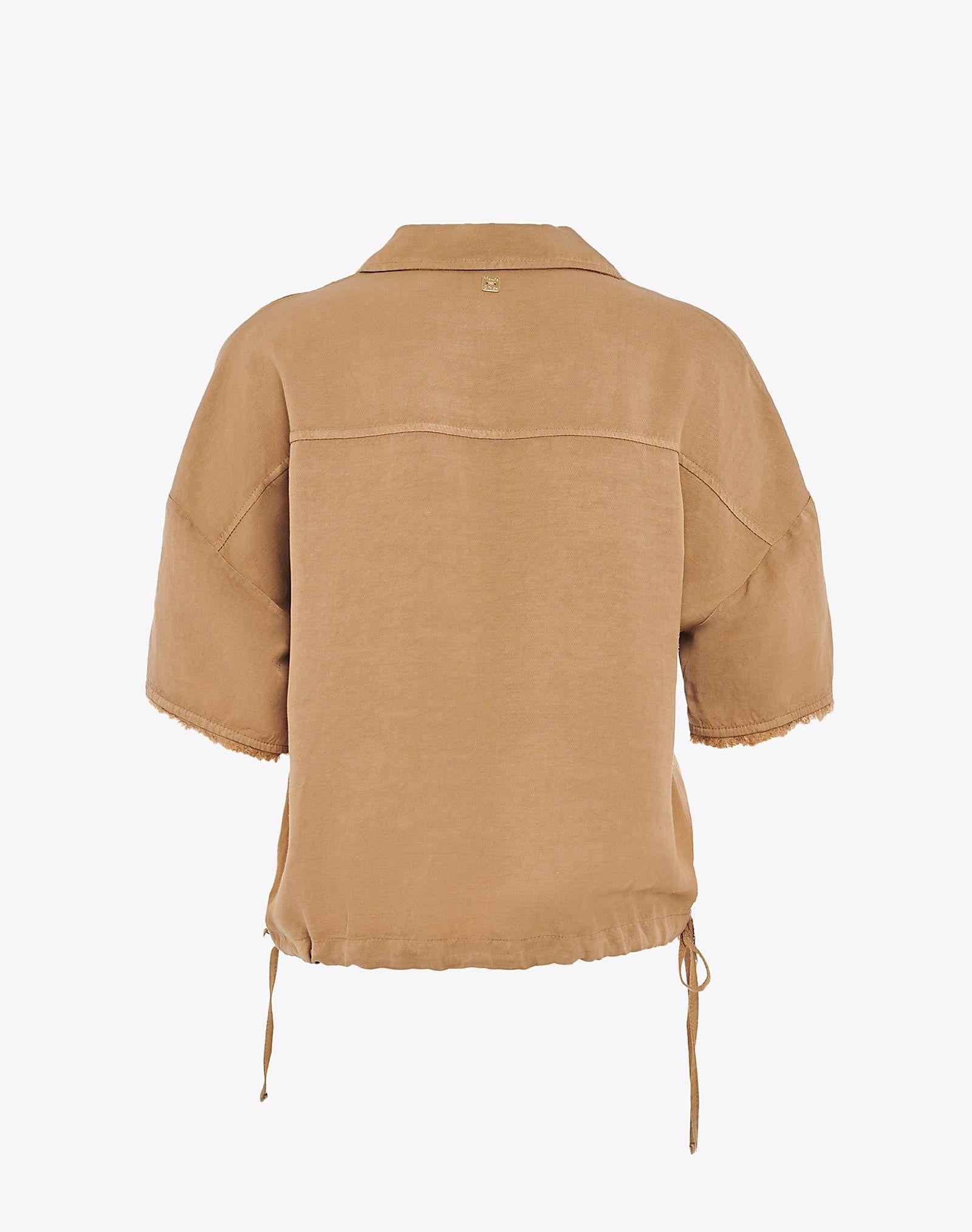 Camicia con coulisse C016RU MA635 MANILA GRACE 