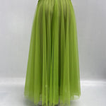 Gonna lunga in tulle MK04.015 LIME OFELIA 
