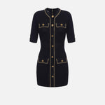 Abito con catene dorate AM92B46E2 110 ELISABETTA FRANCHI 