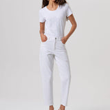 Pantaloni mom fit con strass FP26SVD005W615R9 278 FRACOMINA 