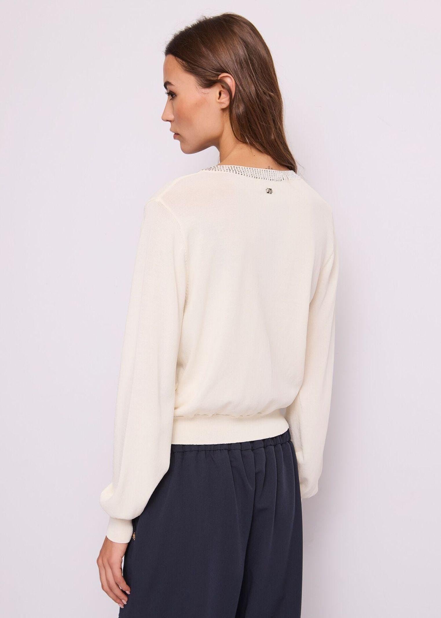 Cardigan con strass 611BD53038 2131 GAUDI' 