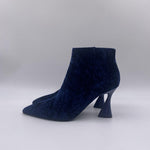 Tronchetto in velluto - Jeannot PJ584C BLU JEANNOT 