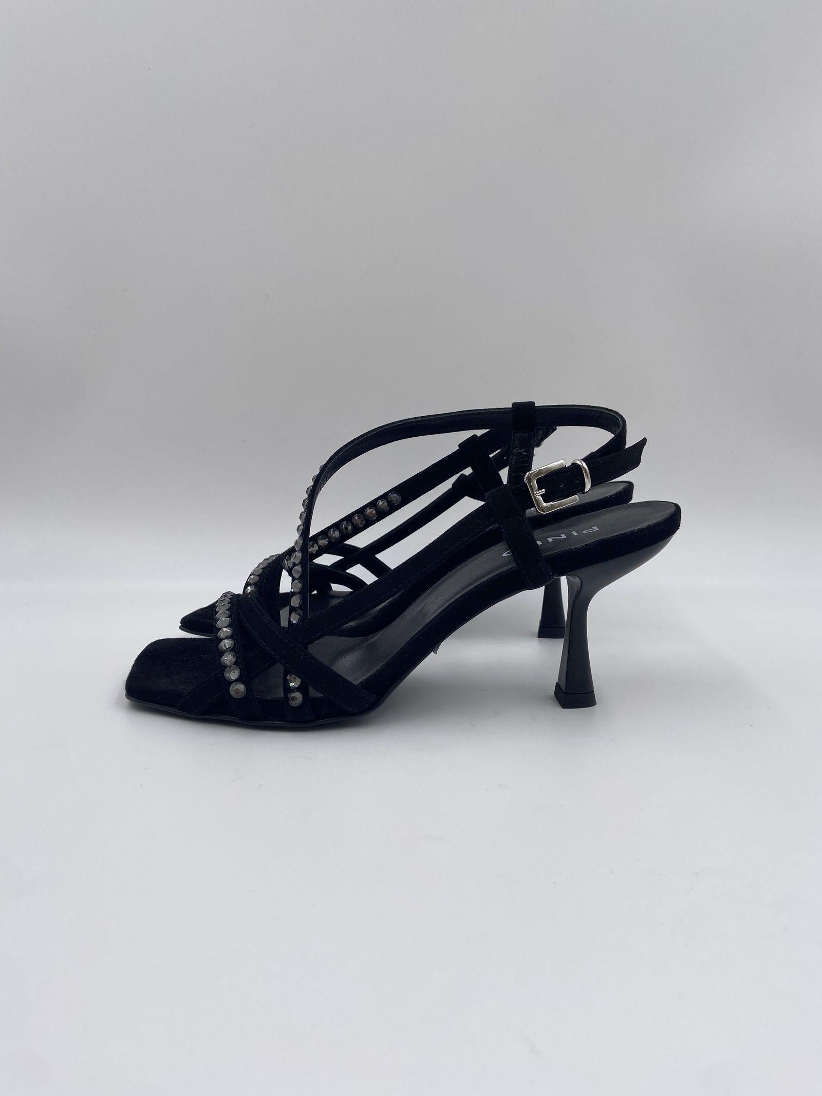 Sandalo scamosciato con strass - Pinko 100670-A0NZ Z99 PINKO 