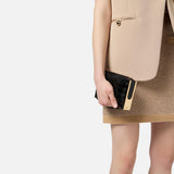 Clutch con zip - Elisabetta Franchi BS51A56E2 110 ELISABETTA FRANCHI 