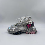 Sneakers grigio rosa e bianco F0331033 BIANCOGRIGIO CLJD 