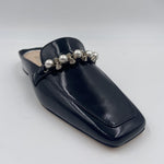 Sabot con perle e borchie 602 NERO CHIARINI 