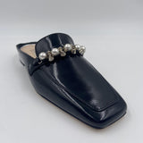 Sabot con perle e borchie 602 NERO CHIARINI 