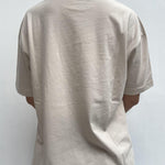 T-shirt con stampa TS301 BEIGE TOP-TEE 