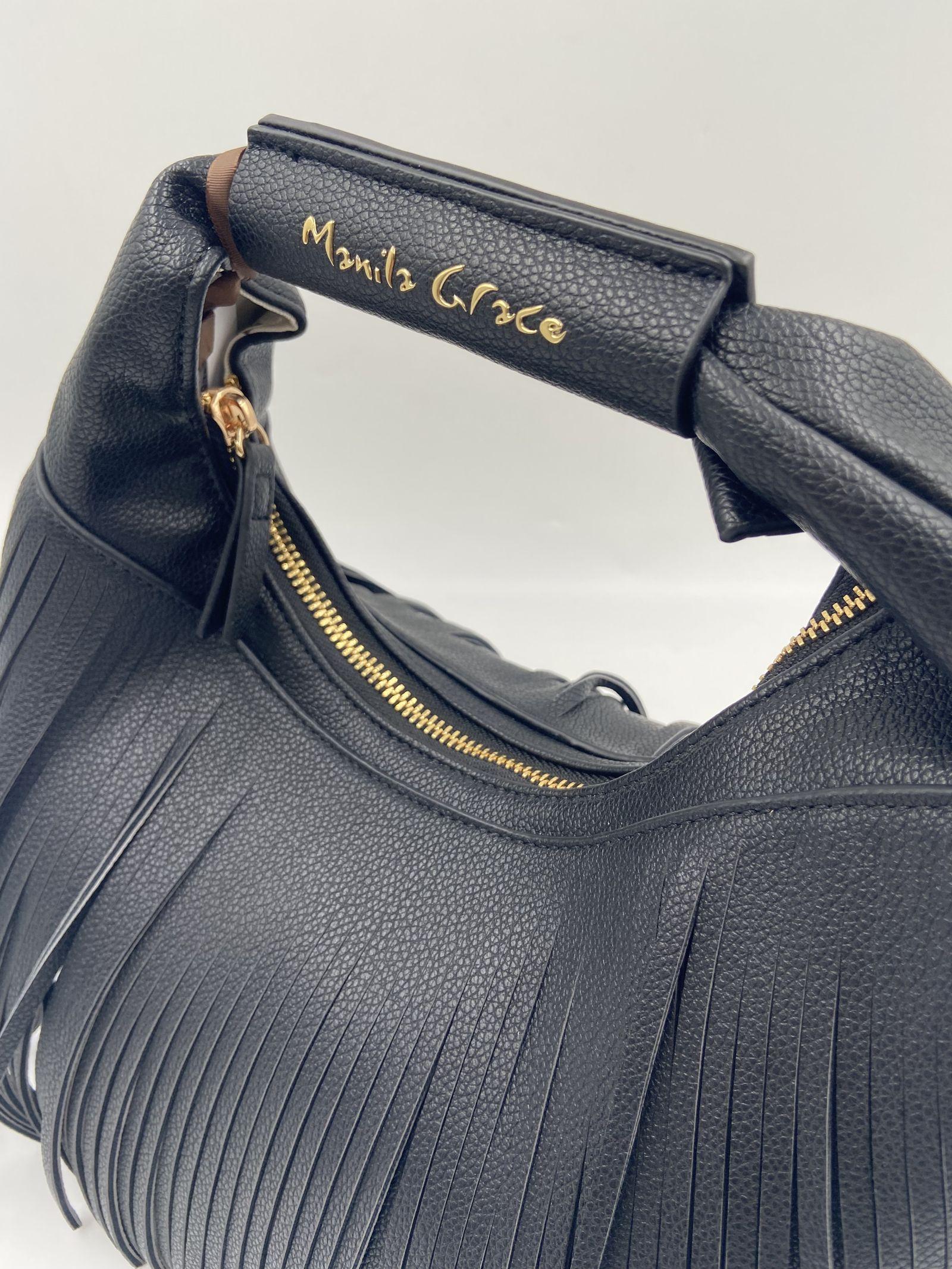 Borsa Hobo Mini frange - Manila Grace B825EU MA001 MANILA GRACE 
