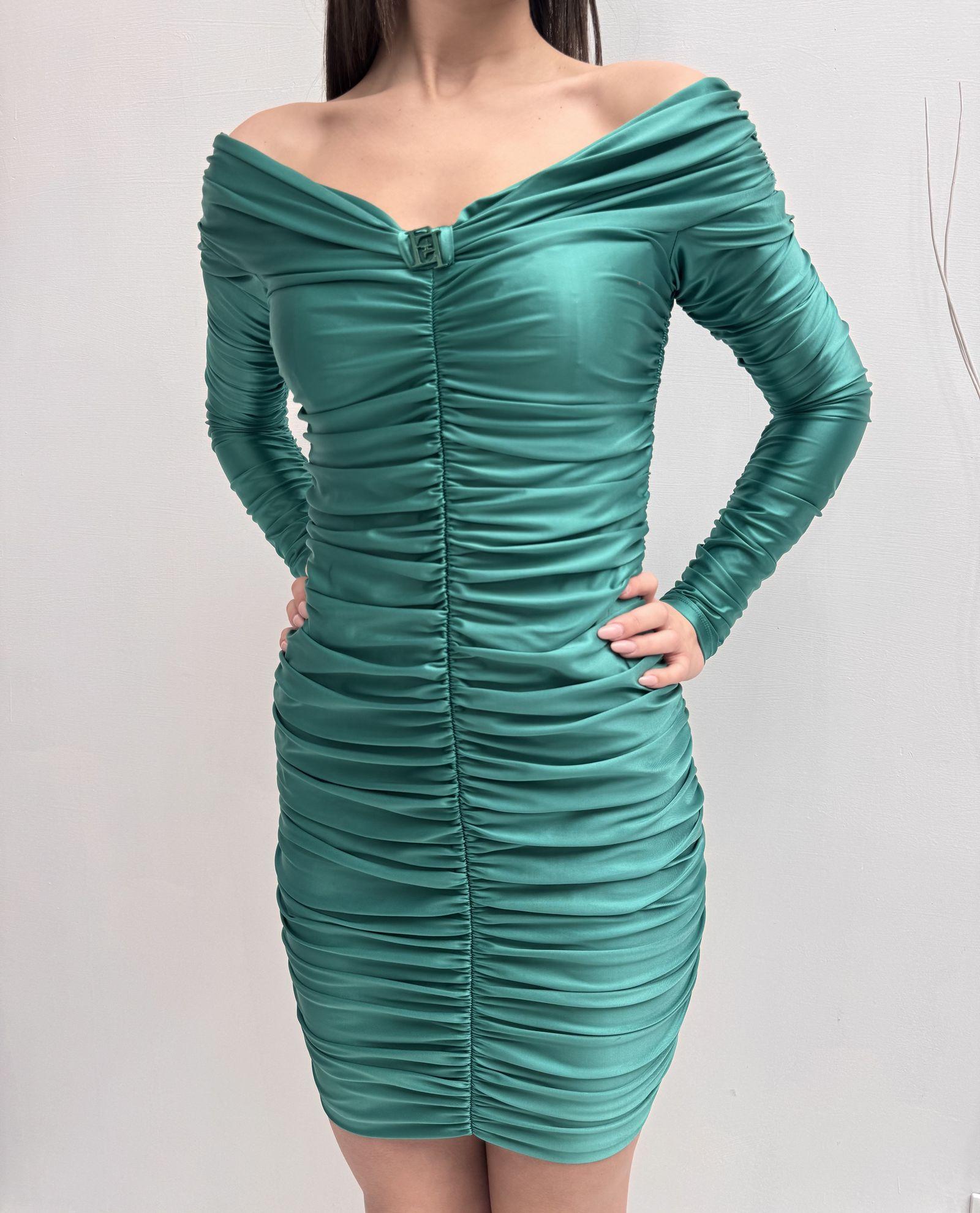 Abito drappeggiato - Elisabetta Franchi AB28927E2 P26 ELISABETTA FRANCHI 