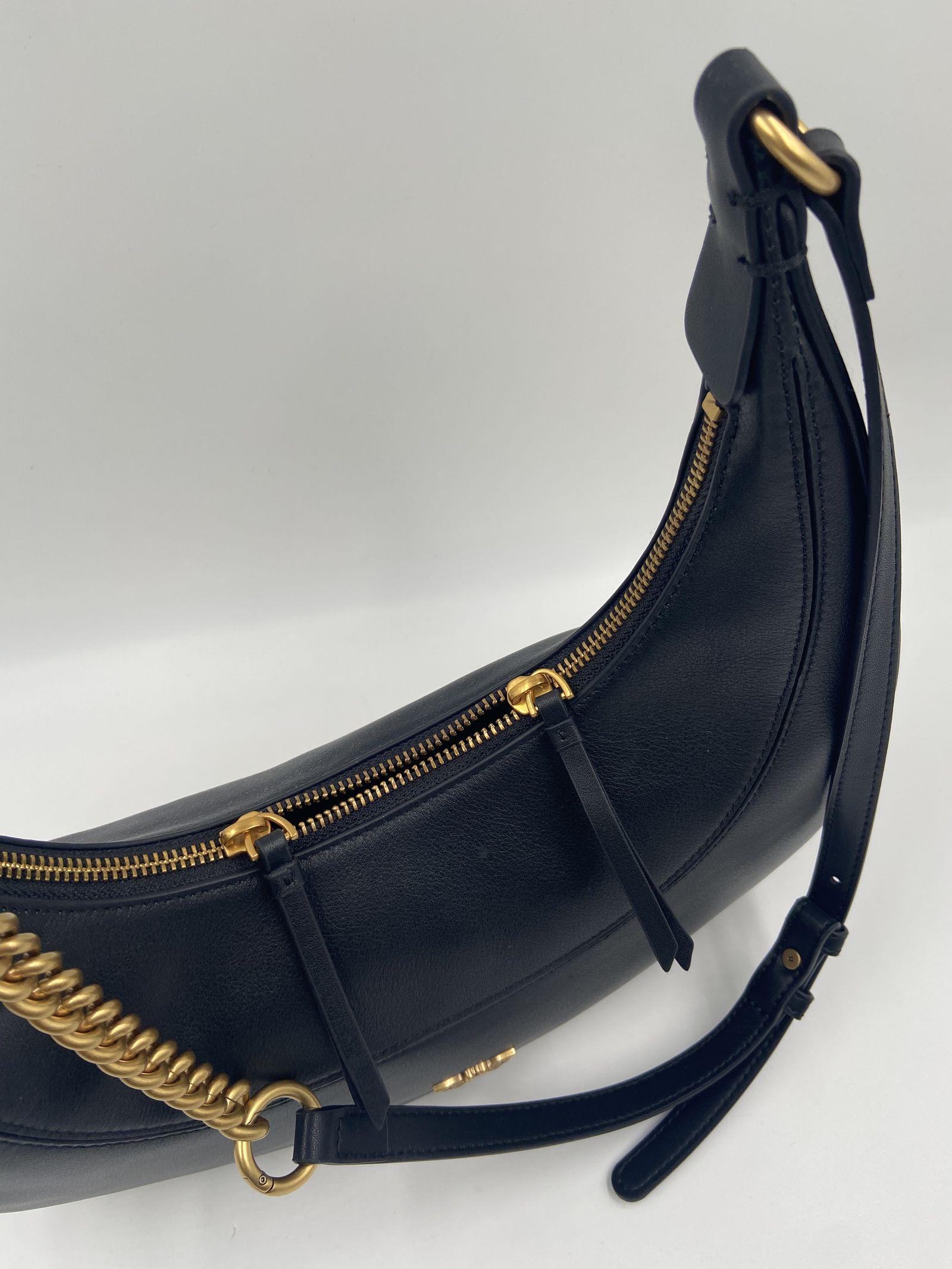 Borsa a spalla in pelle bottolata con catena 101526- A0QOZ99Q PINKO 