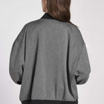 Bomber con spilla fiore - Carla G SONE04D3 10 CARLA G. 
