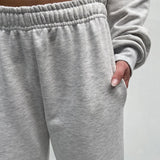 Pantalone con elastico A1263 GRIGIO OFELIA 